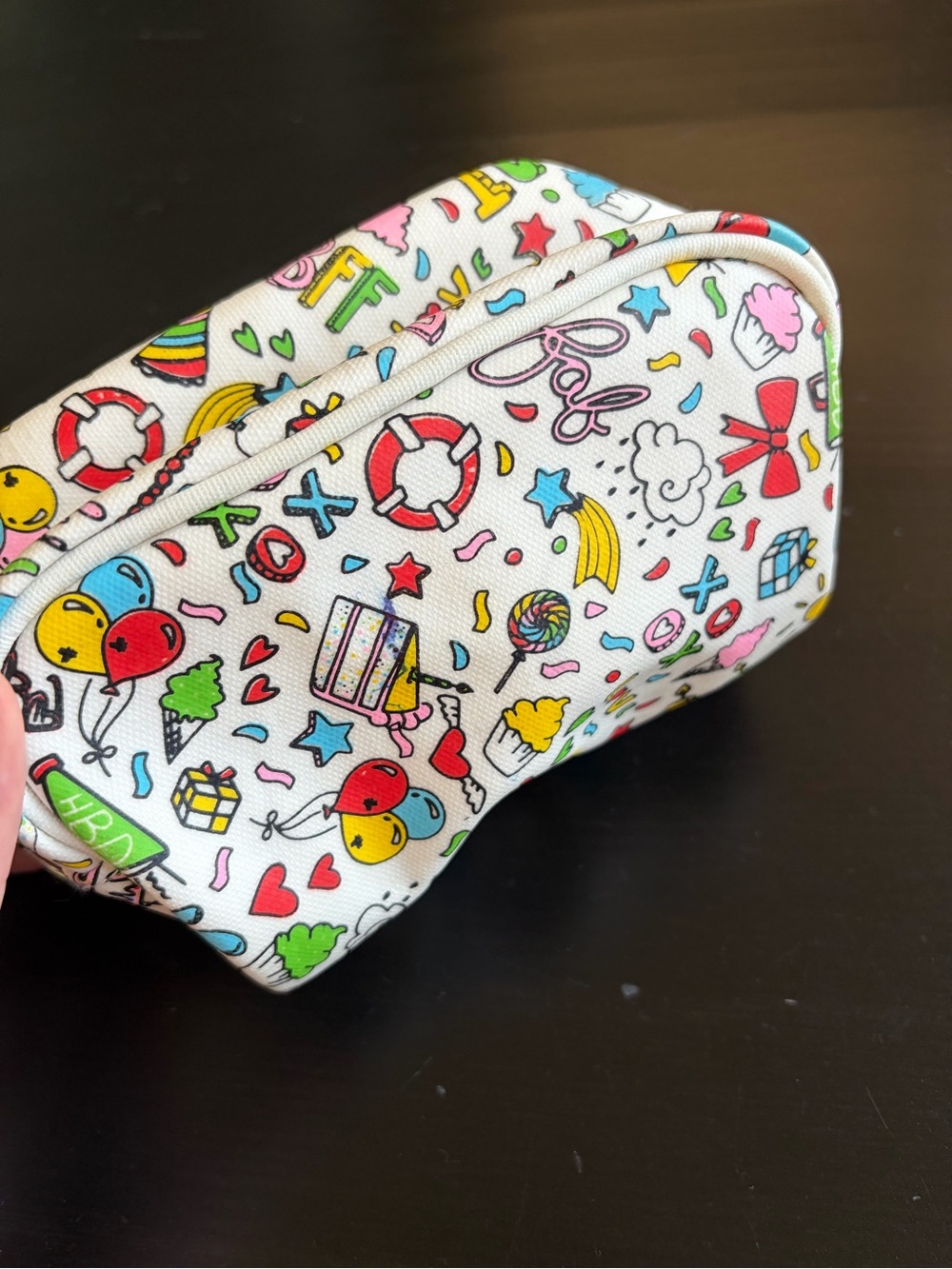 First Aid Beauty 10th Anniversary Cosmetics Bag - Picture 4 of 9